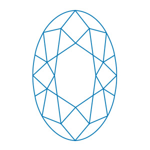 Ovalslipad-diamant