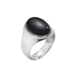 Ring-silver-svart-onyx-George-Jensen