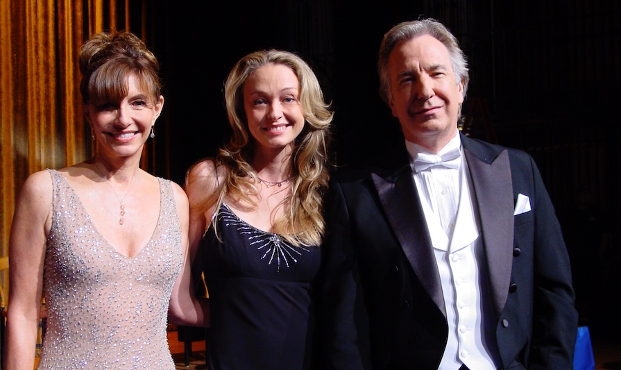 Johanna Torell, Alan Rickman och Mary Steenburgen