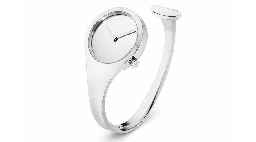 Vivianna-klockan i silver, georg jensen