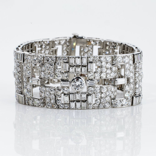 armband med diamanter artdeco