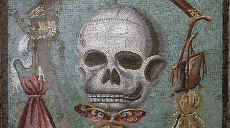 lyckans hjul mosaik - Memento mori-smycken