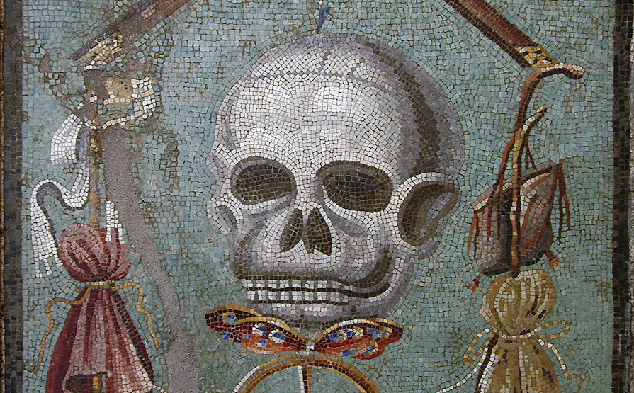 lyckans hjul mosaik - Memento mori-smycken