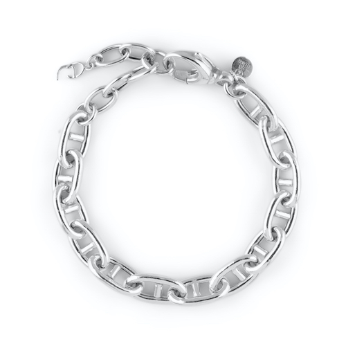 armband kedja i silver