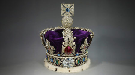 Imperial state crown svarta prinsens rubin
