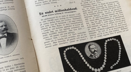 Guldsmedsposten ett stulet millionhalsband