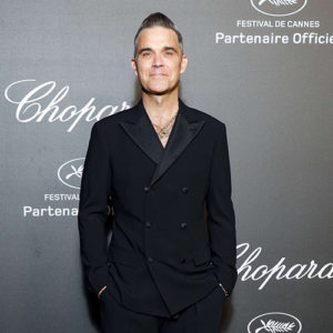 Robbie Williams på party hos Chopard