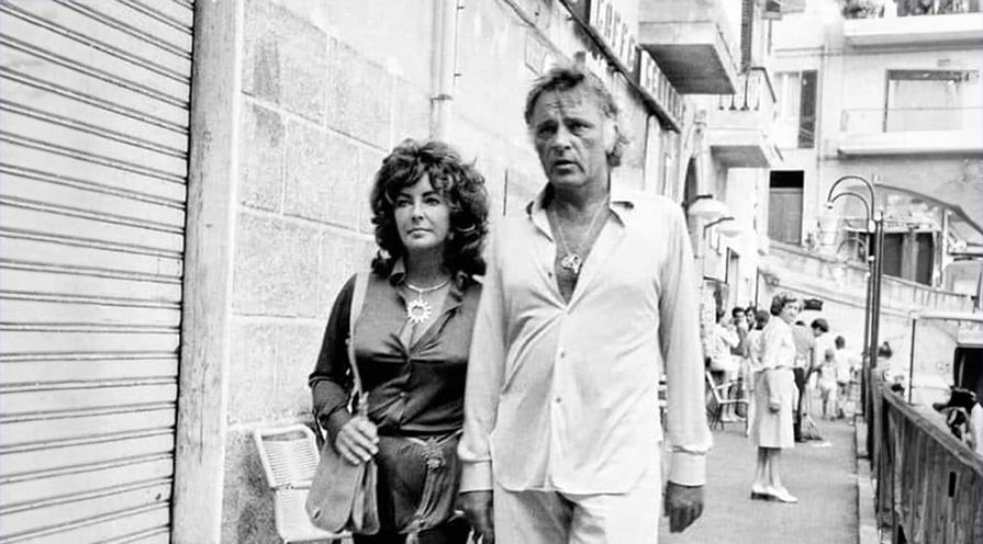 Richard Burton and Liz Taylor in Portofino