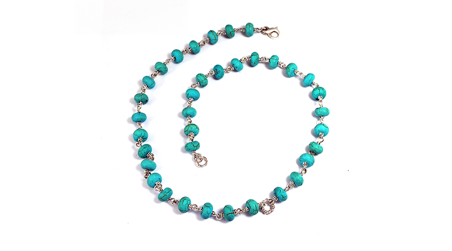 Armband-i-silver-och turkos-av-Elin-Petrova