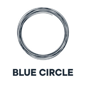blue circle