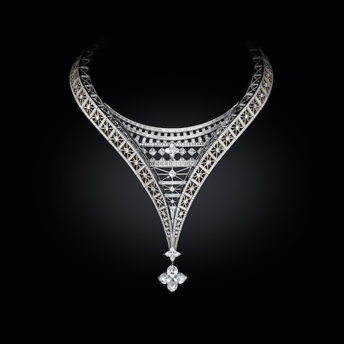 halsband med diamanter från Louis Vuitton