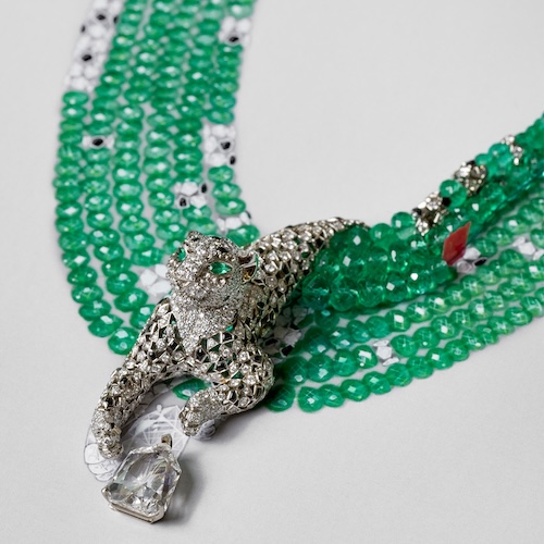 halsband med panter från Cartier